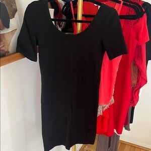 Black Short Sleeve Dress